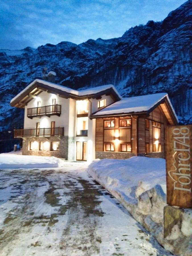 Fohre1748 Hotel Gressoney-la-Trinité Екстериор снимка